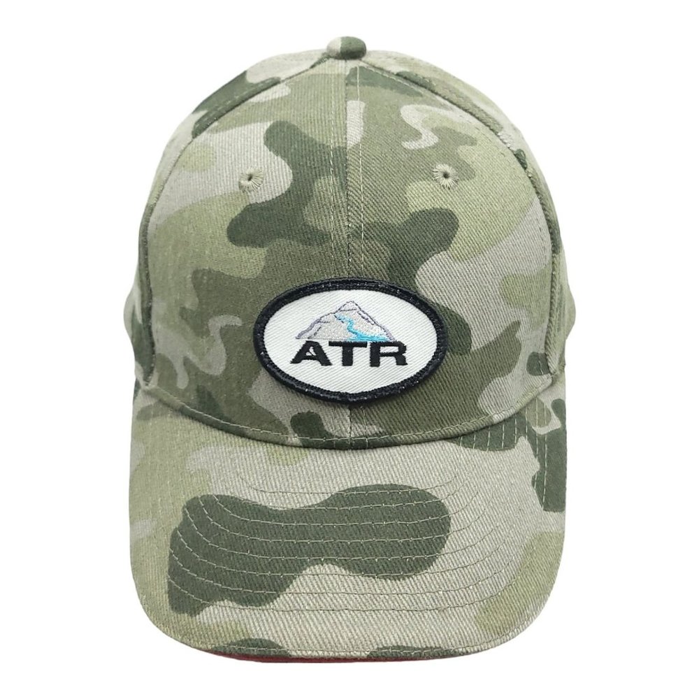 ATR Logo Patch Camo Adjustable Tuck Strap Cap Trucker Baseball Hat Hunter